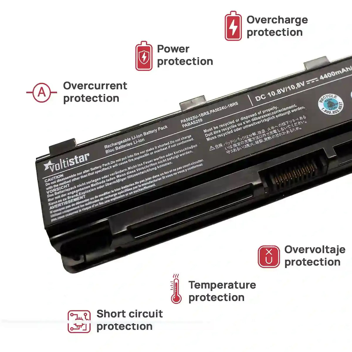 Batería Para Portátil Toshiba Satellite C805
