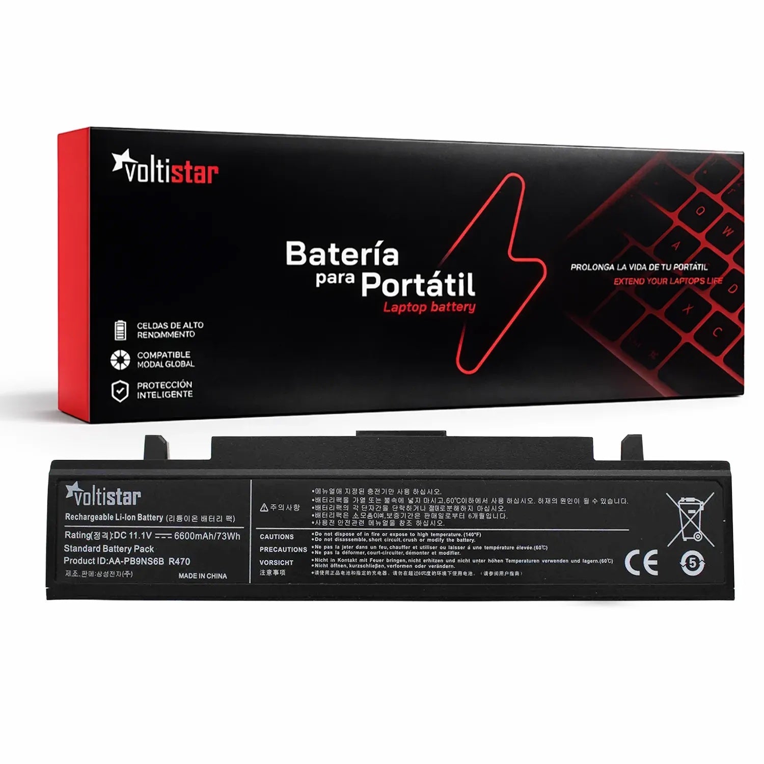 Batería Para Portátil Samsung E152 E251 E252 E372 Aa-Pb9Nc5B Aa-Pb9Nc6B Aa-Pb9Ns6B Aa-Pl9Nc2B
