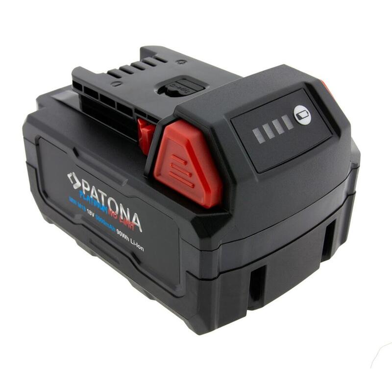 Patona Platinum 18v Batería Para Milwaukee M18 Con Puerto Usb-C Pd45w Negro