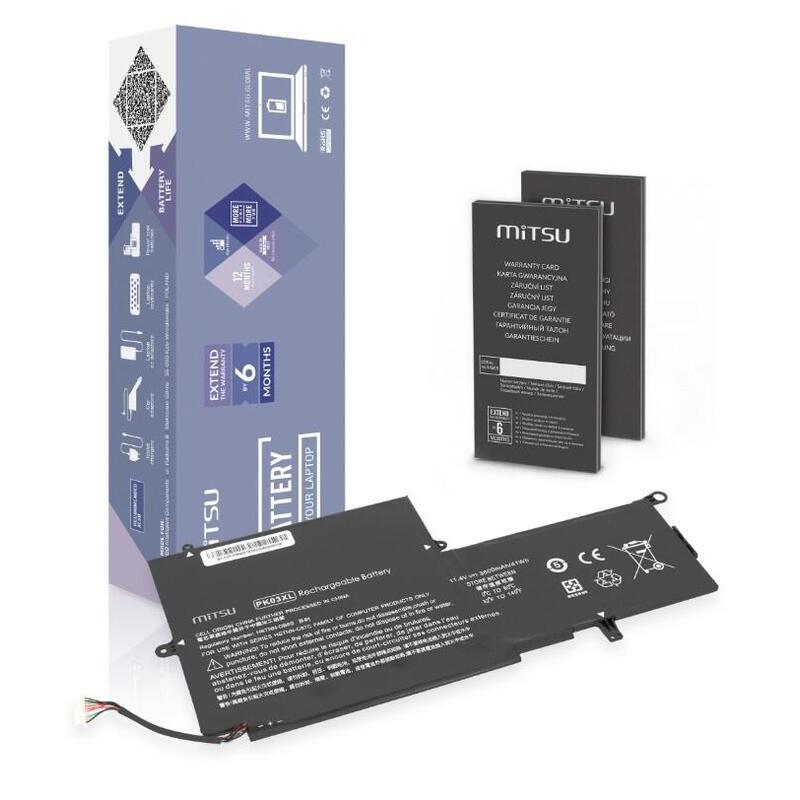 Bateria Pk03xl Do Hp Envy X360 13 Spectre X360 13 3600 Mah (41 Wh) 11.4v
