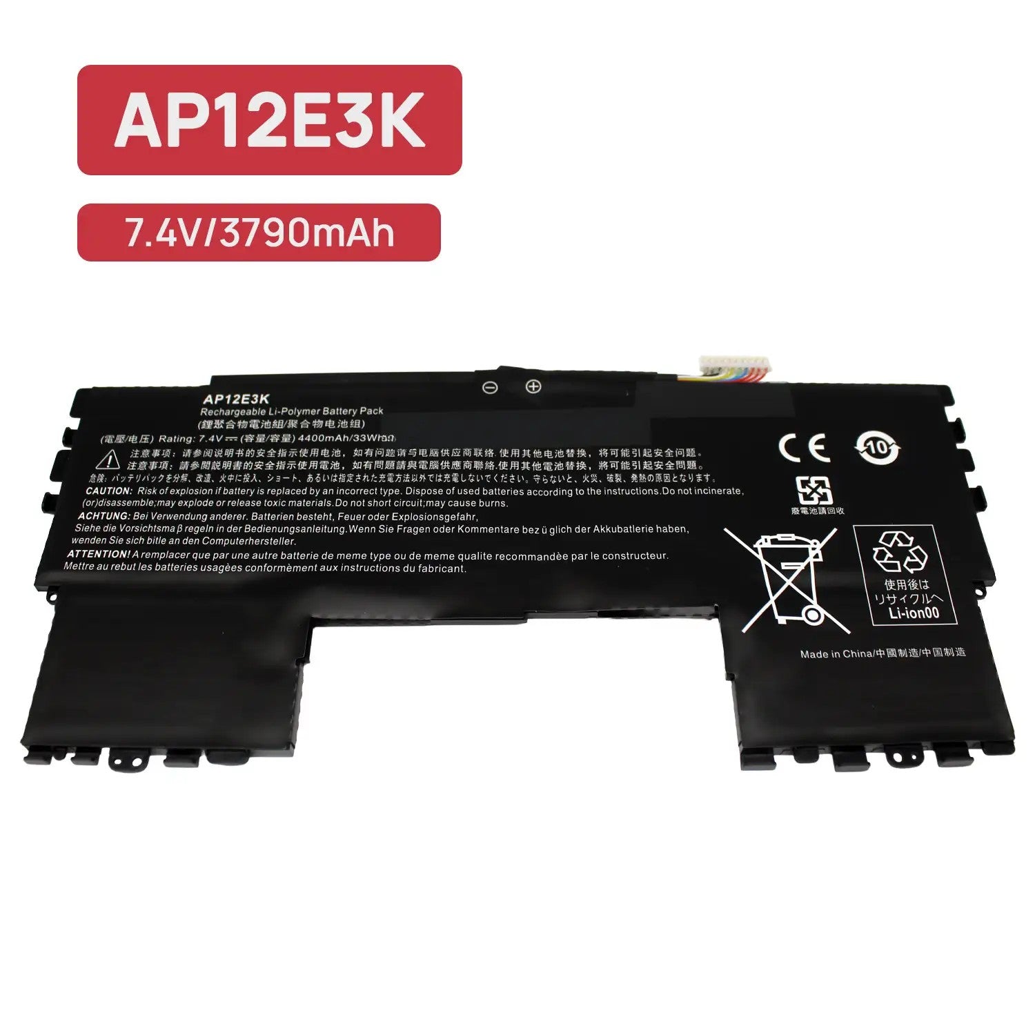 Batería Para Portátil Acer Aspire S7 S7-191 Ultrabook Serie Ap12E3K