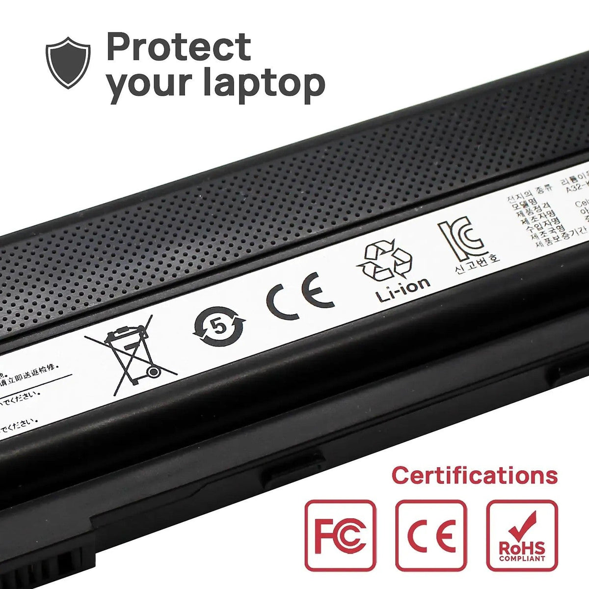 Batería Para Portátil Asus A40Ja A40Je A40Jp G72V N82E N82Ei N82J N82Jg N82Jq N82Jv N82Jv-Vx020V P42J P52J Pr067 10.8V 4400Mah