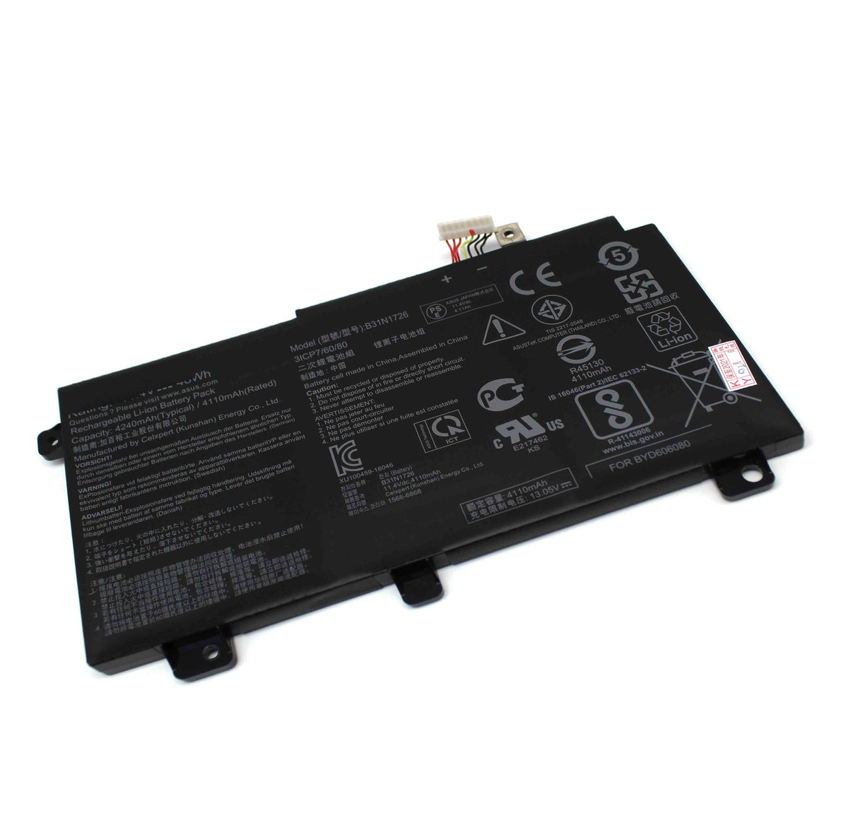 Batería Para Portátil Asus Fx504 Fx504Gd Fx505 Fx505Ge Fx80 Fx80Ge Fx80Gd B31N1726