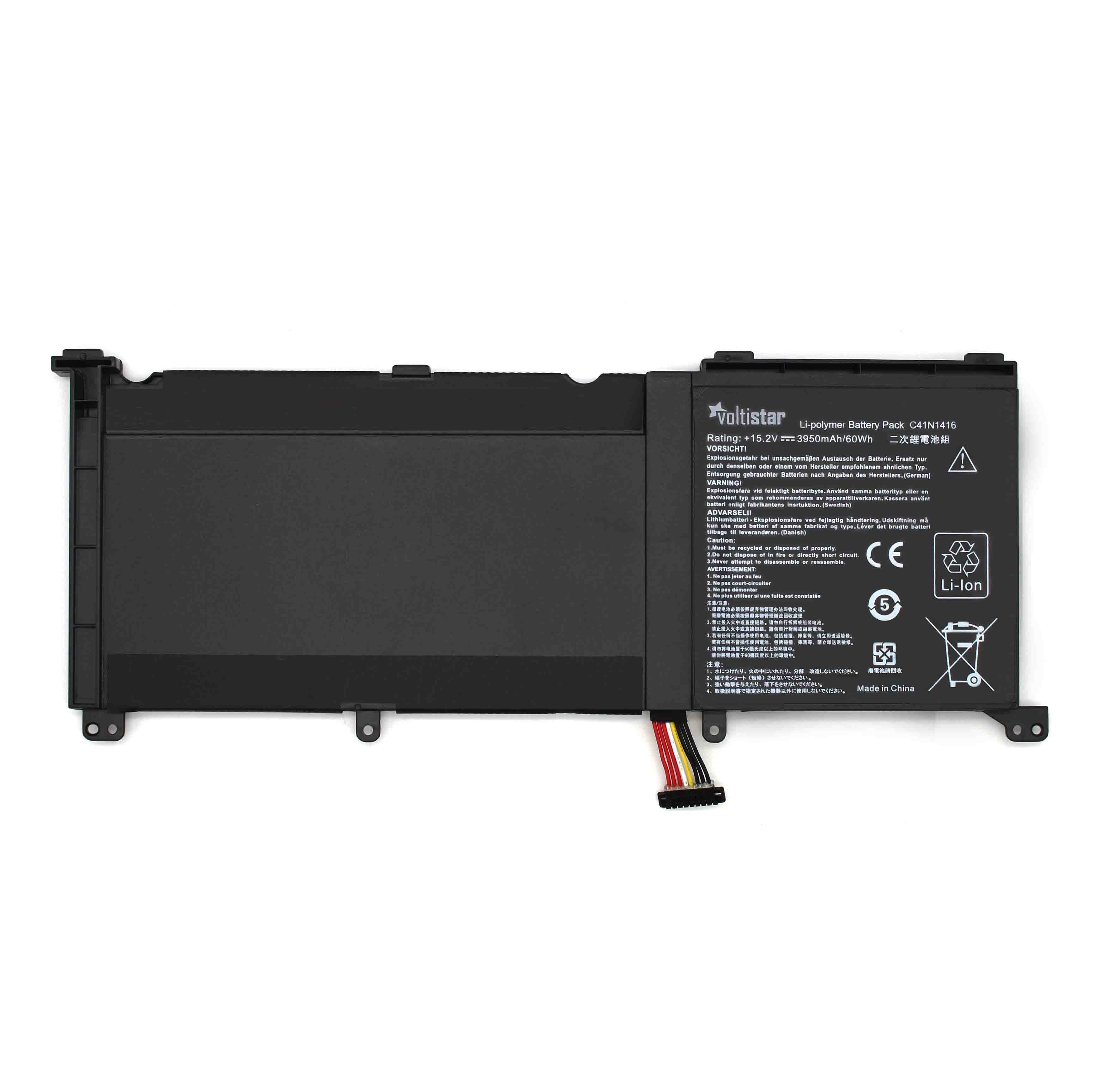 Batería Para Portátil Asus G501Jw G501Vw Zenbook Ux501J Ux501Jw C41N1416