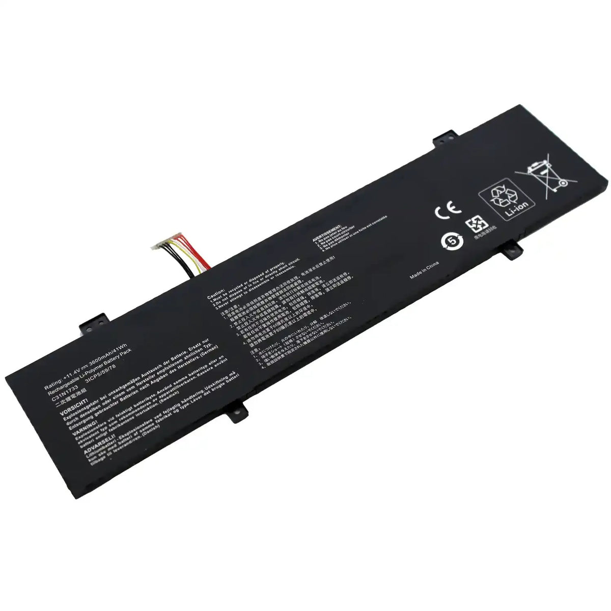 Batería Para Portátil Asus Vivobook Flip 14 Tp412U Tp412Ua Tp412Fa C31N1733