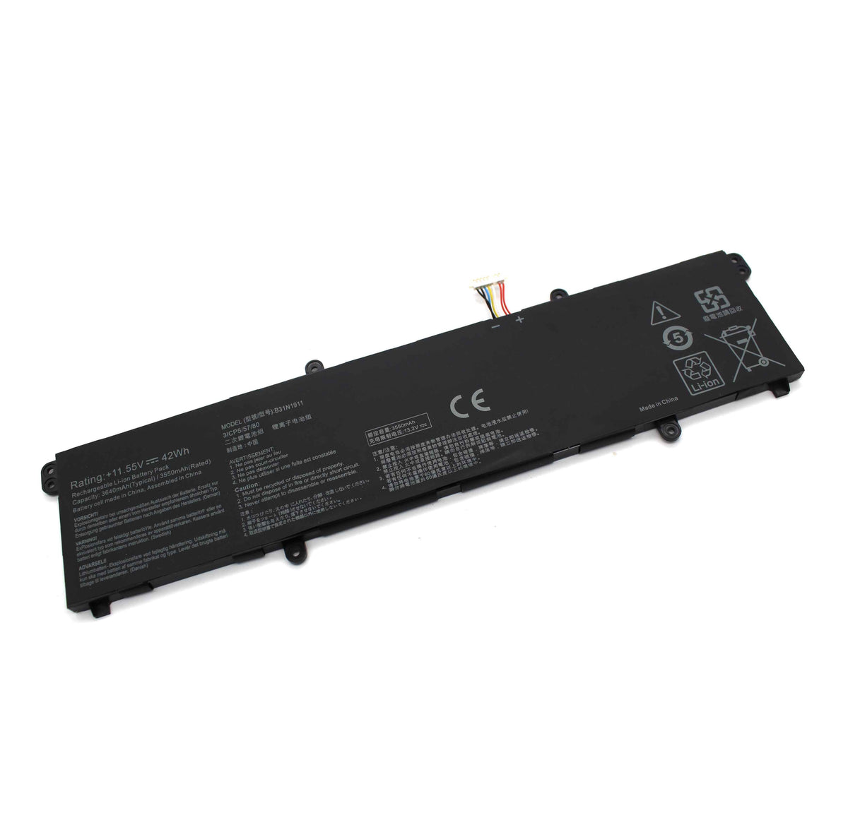 Batería Para Portátil Asus Vivobook Flip Tp470Ea Tp470Ez X421Da C31N1911 B31N1911