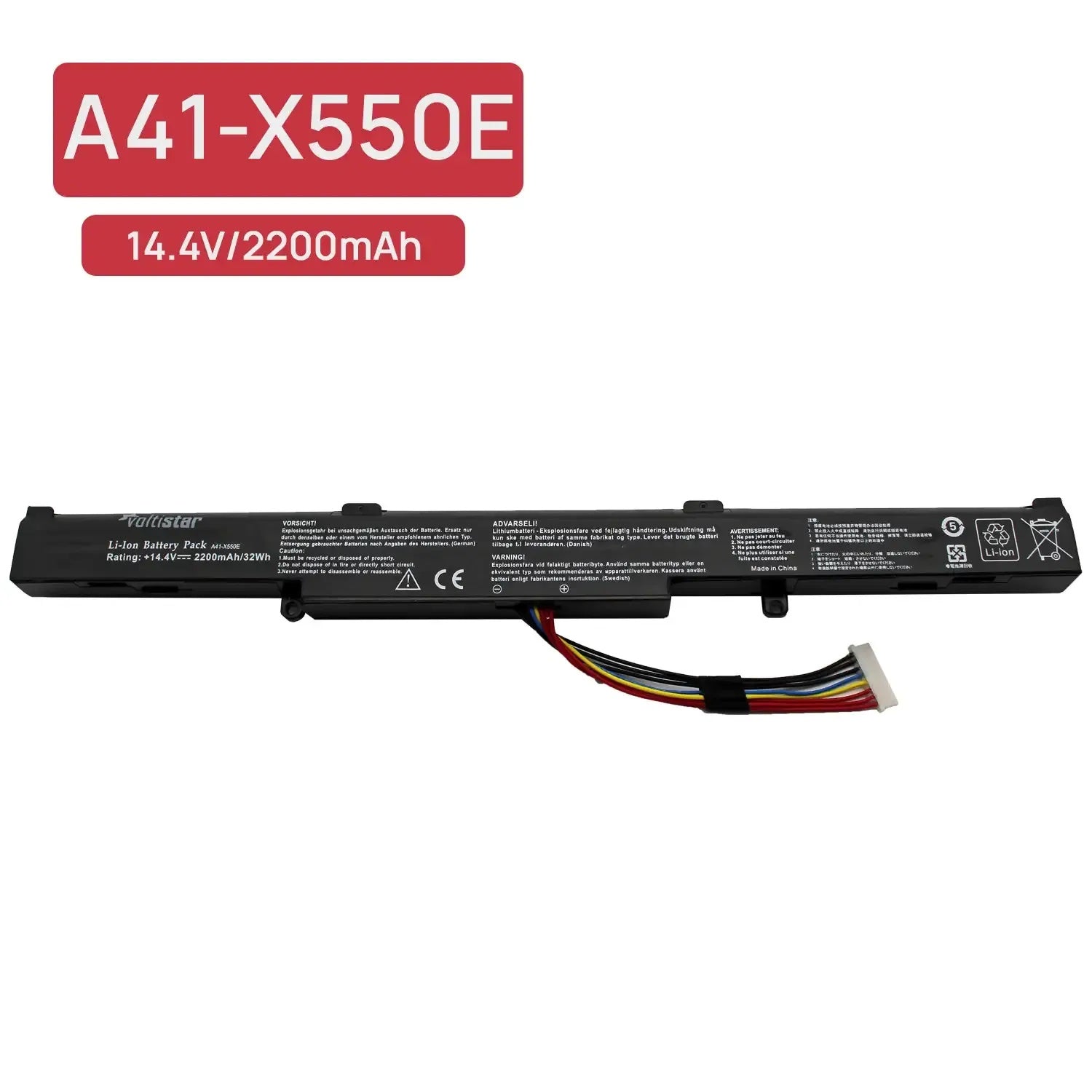 Batería Para Portátil Asus X450 X452 X550 X552 X750 X751 X752 14.4V