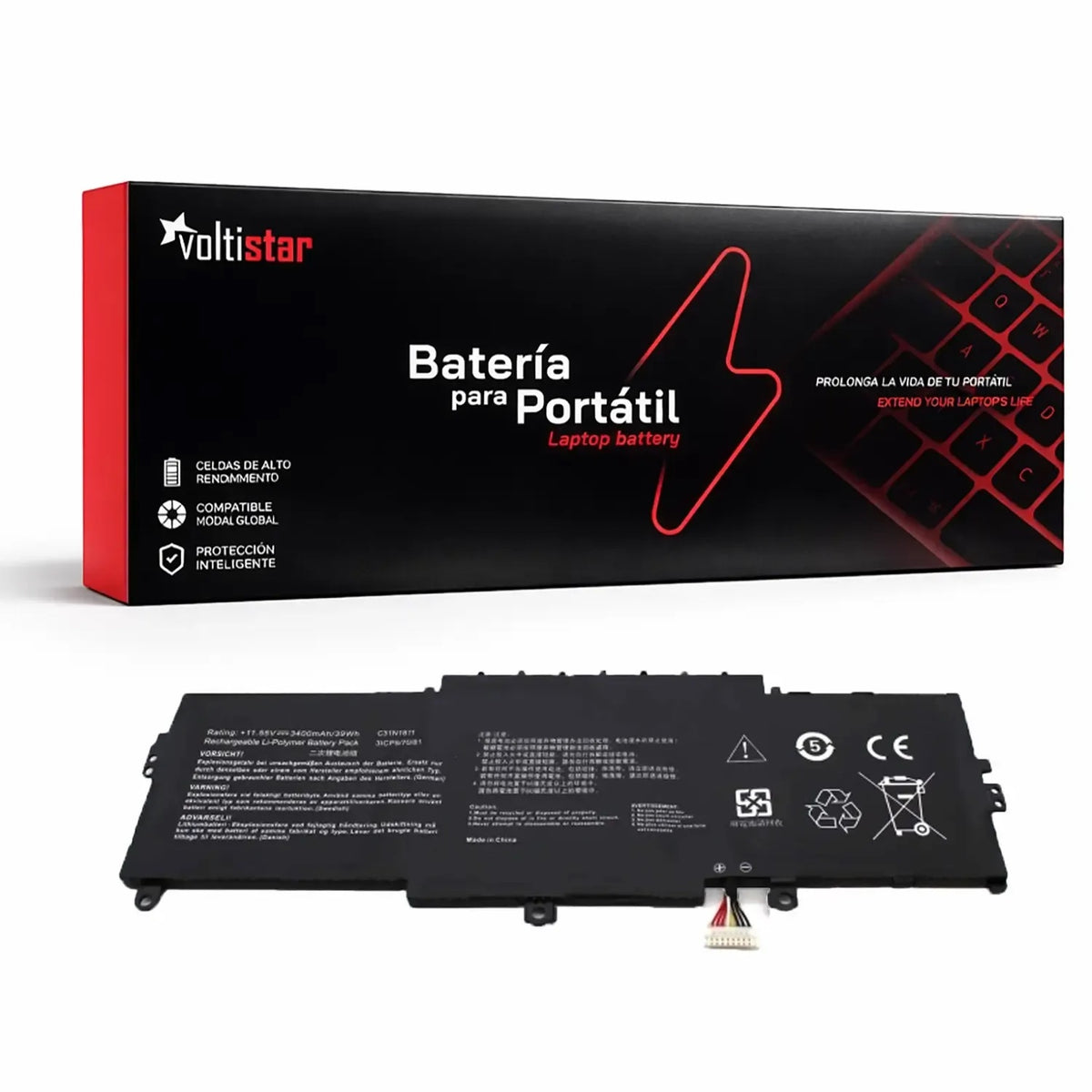 Batería Para Portátil Asus Zenbook 14 Ux443Fa Ux443Fn Ux433Fq C31N1811
