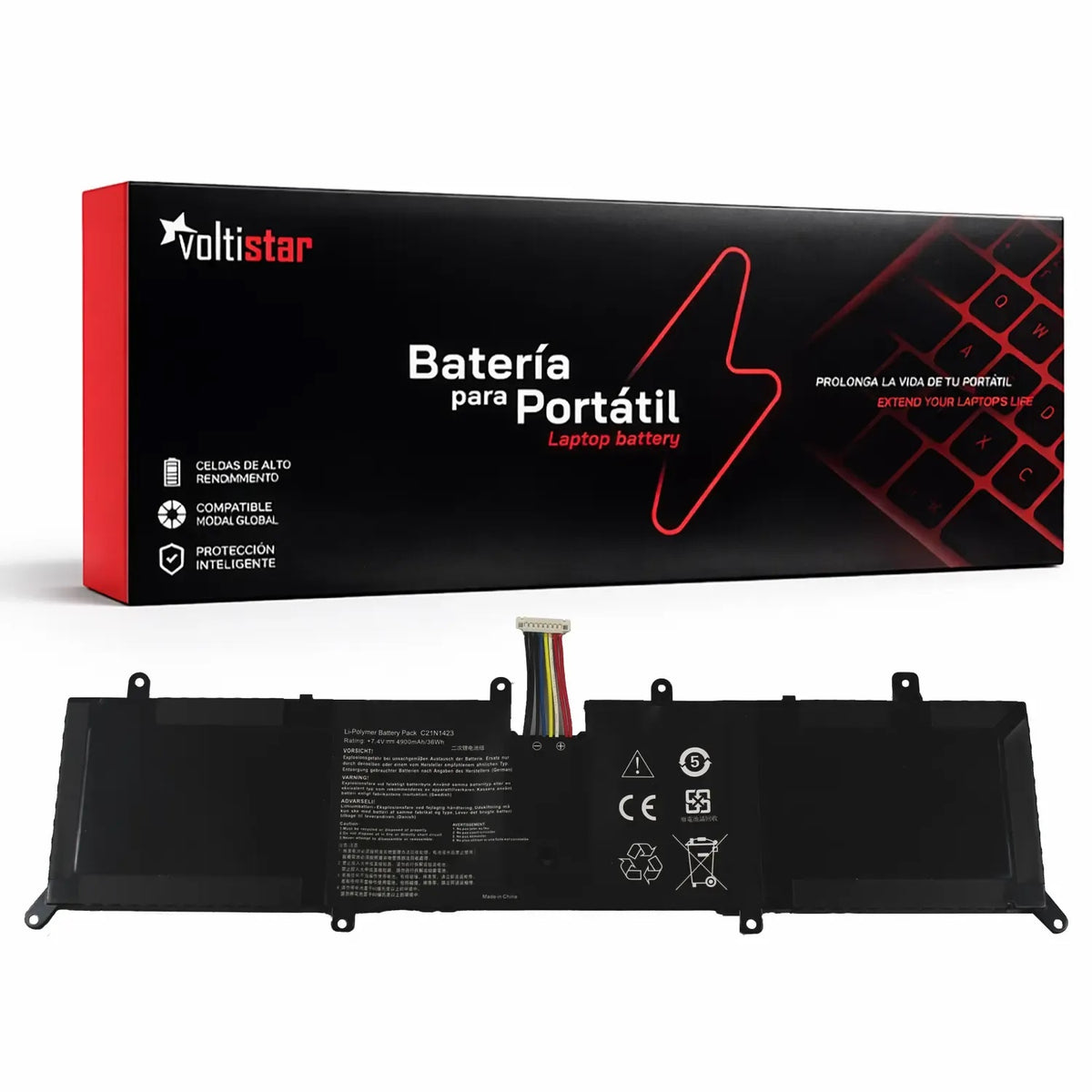 Batería Para Portátil Asus Zenbook F302La C21N1423