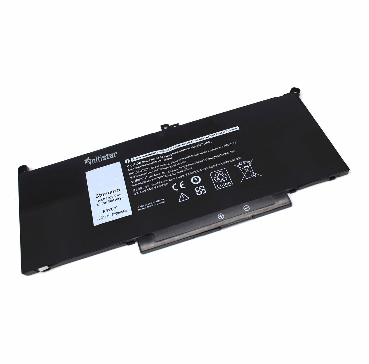 Batería Para Portátil Dell Latitude 7280 7380 7480 F3Ygt 7.6V