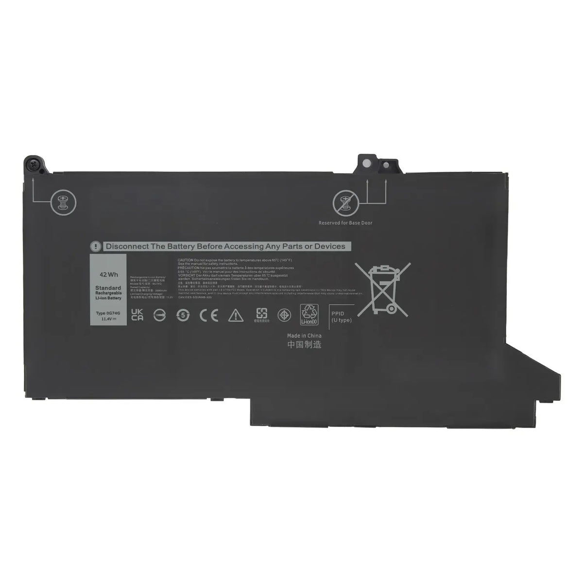 Batería Para Portátil Dell Latitude 5300 0G74G