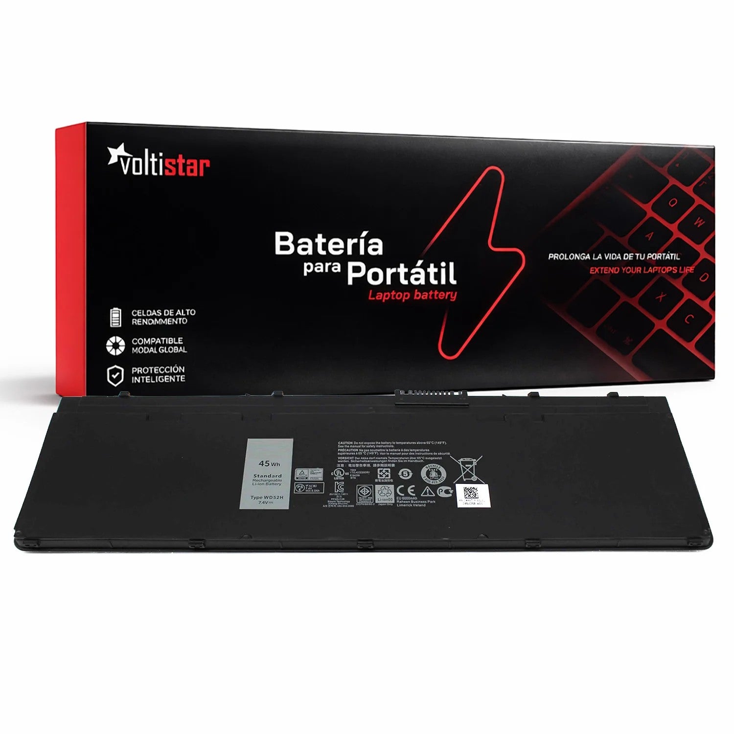 Batería Para Portátil Dell Latitude 12 7000 E7240 E7250 Wd52H