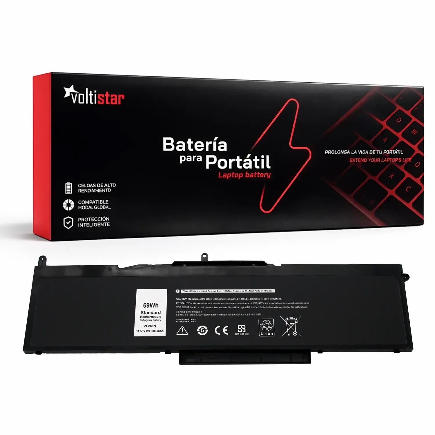 Batería Para Portátil Dell Precision 15 3520 Vg93N