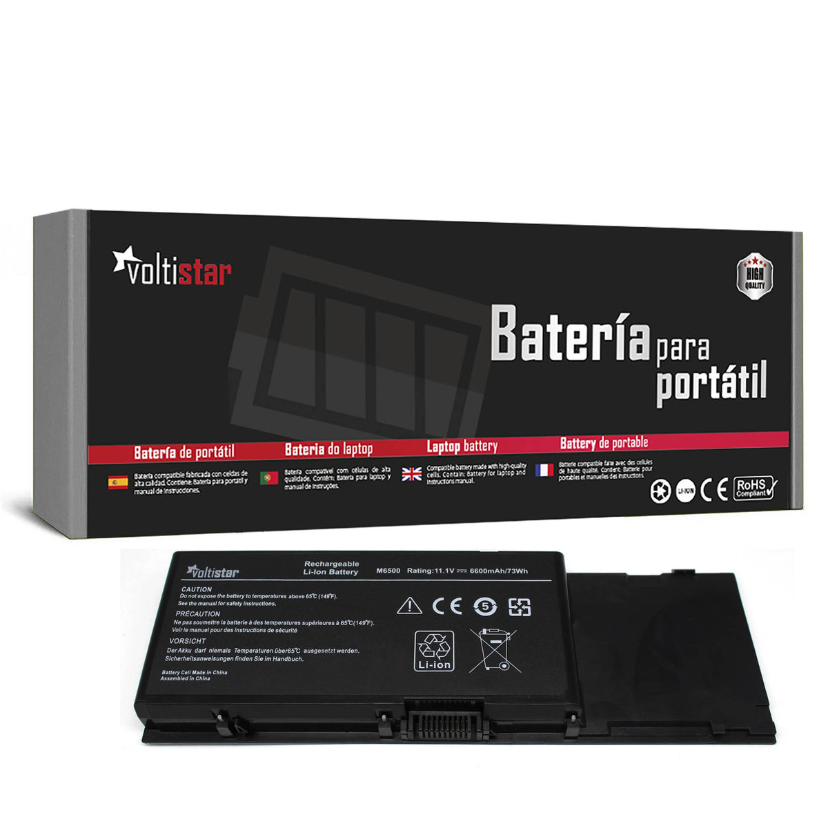 Batería Para Portátil Dell Precision M2400 M4400 M6400 C565C Dw554