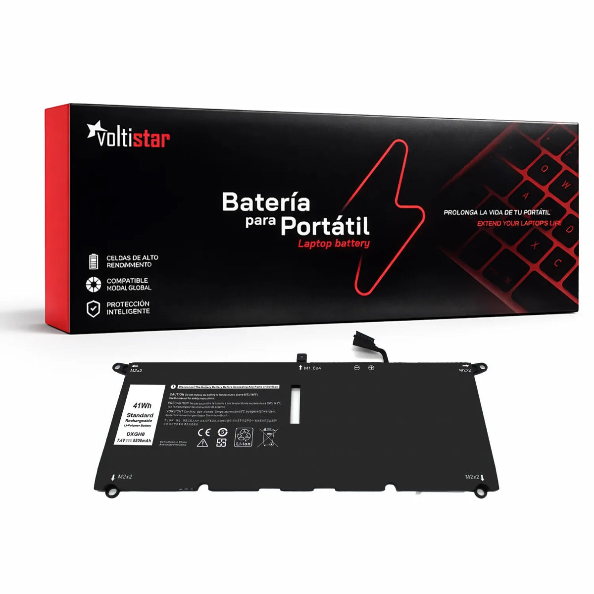 Batería Para Portátil Dell Xps 13 9370 9380 Inspiron 13 5390 7390 7391 G8Vcf Dxgh8 H754V