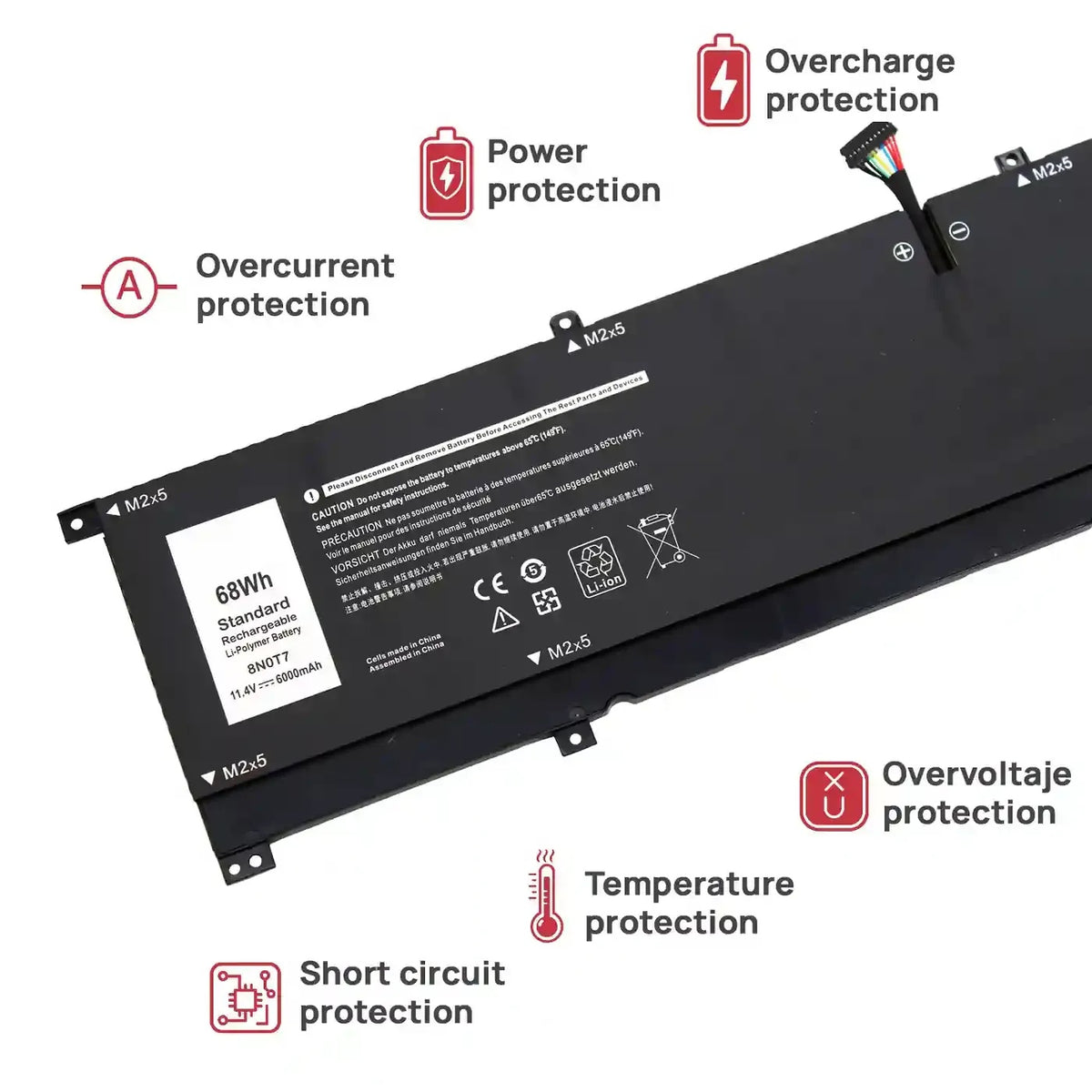 Batería Para Portátil Dell Xps 15 9575 8N0T7 0Tmfyt
