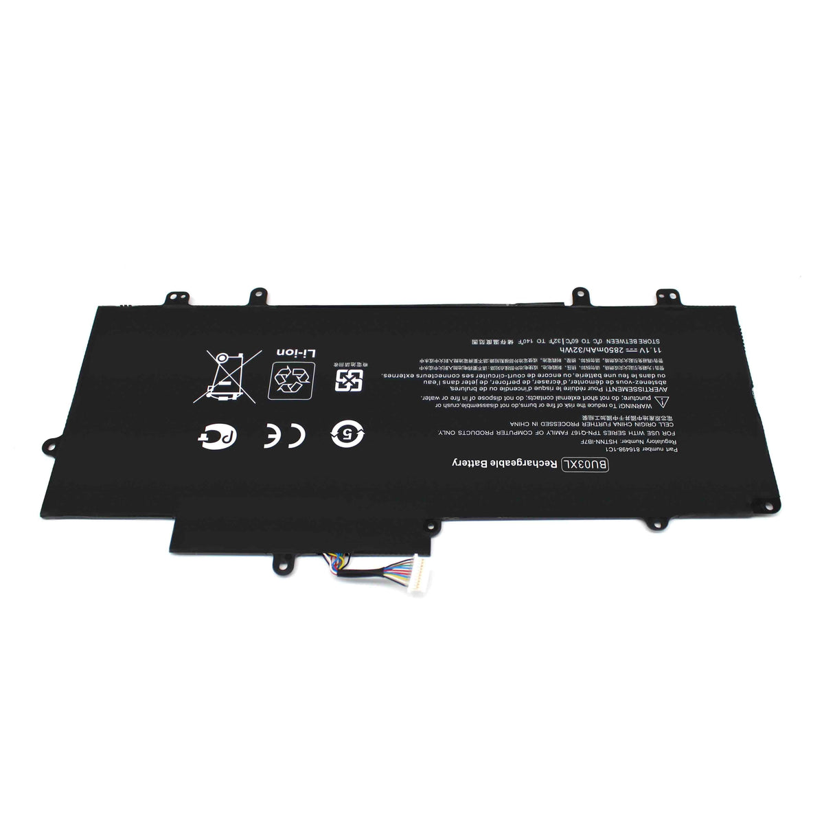 Batería Para Portátil Hp Chromebook 14 G4 14-Ak010Nr 14-Ak013Dx 816609-005 Bu03Xl