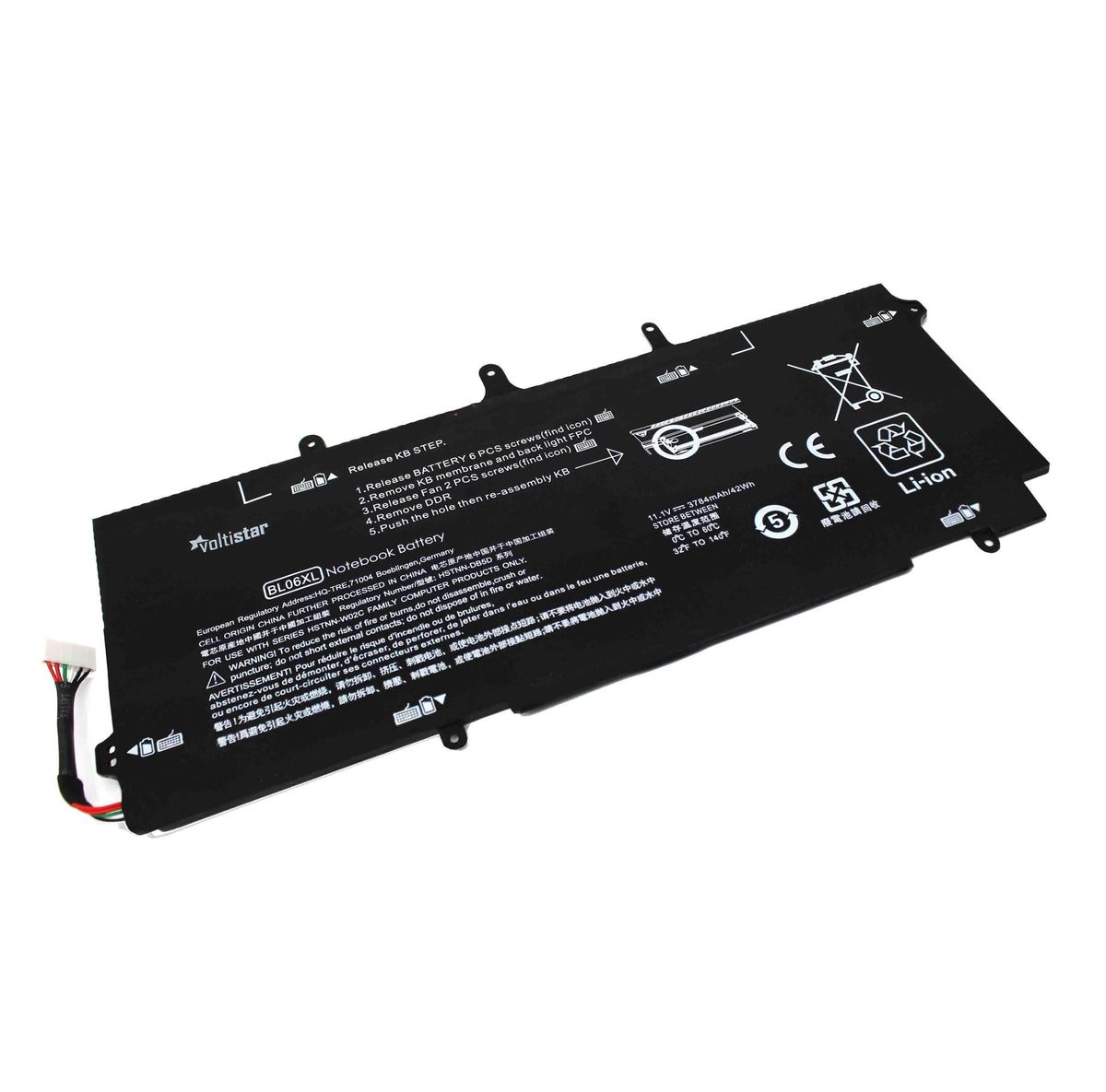 Batería Para Portátil Hp Elitebook Folio 1040 G1 G2 Bl06Xl Hstnn-Db5D 722297-001 722236-2C1