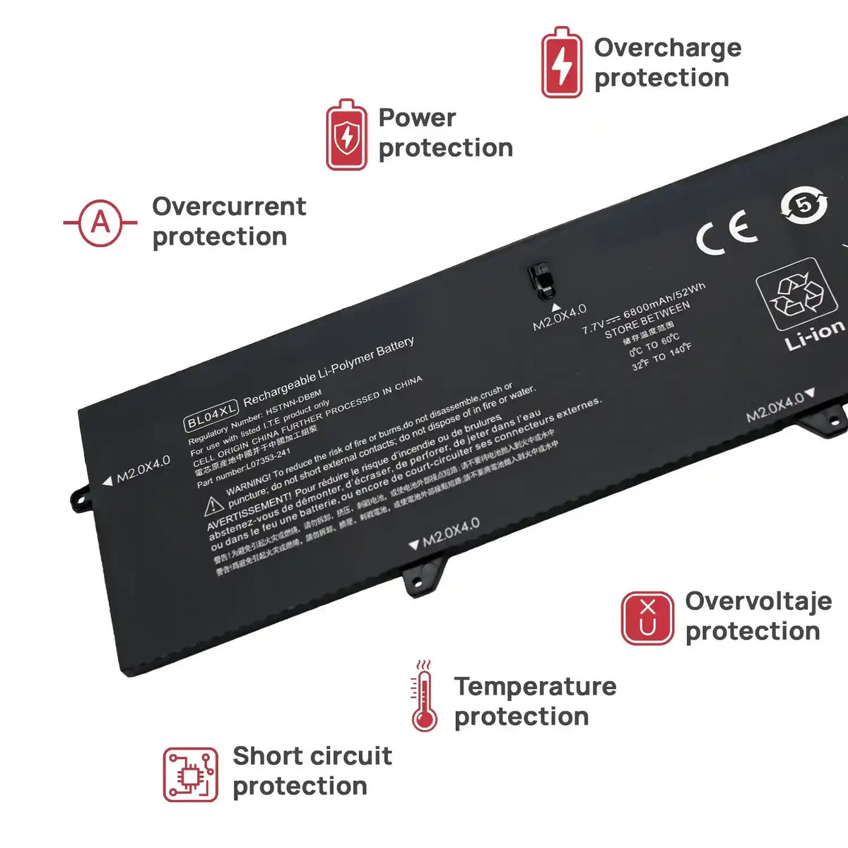 Batería Para Portátil Hp Elitebook X360 1040 G5 / Elitebook X360 1040 G6 Bl04Xl