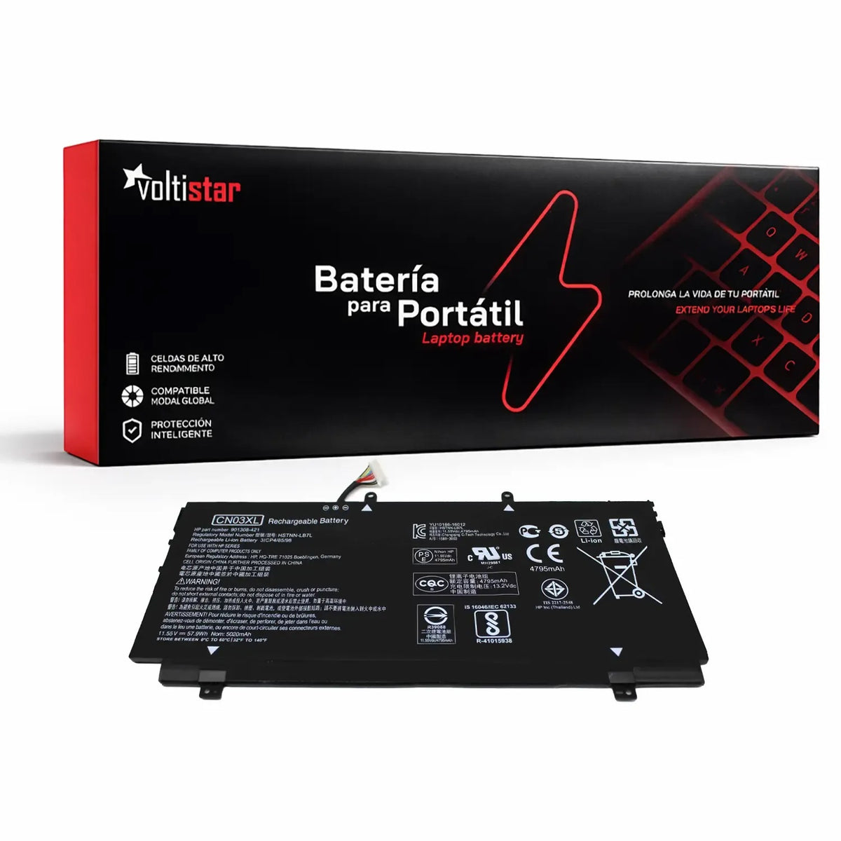 Batería Para Portátil Hp Envy 13-Ab Series | Cn03Xl Hstnn-Lb7L