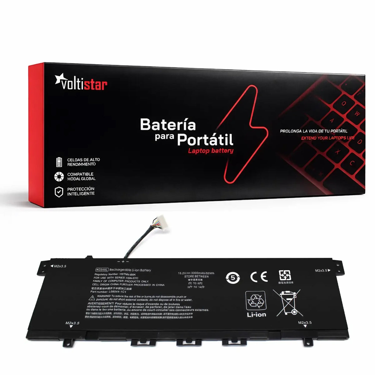 Batería Para Portátil Hp Envy X360 13-Ag0000 Hstnn-Ib8K Kc04Xl L08496-855