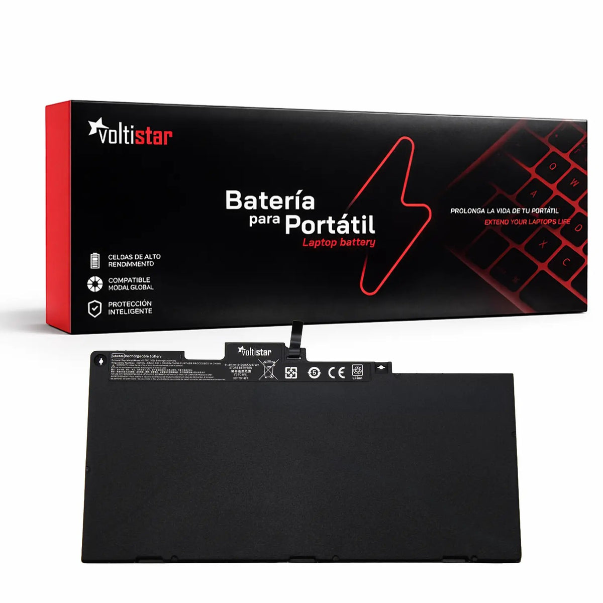 Batería Para Portátil Hp Hstnn-I41C-4 Hstnn-I41C-5 Hstnn-Ib6Y T7B32Aa