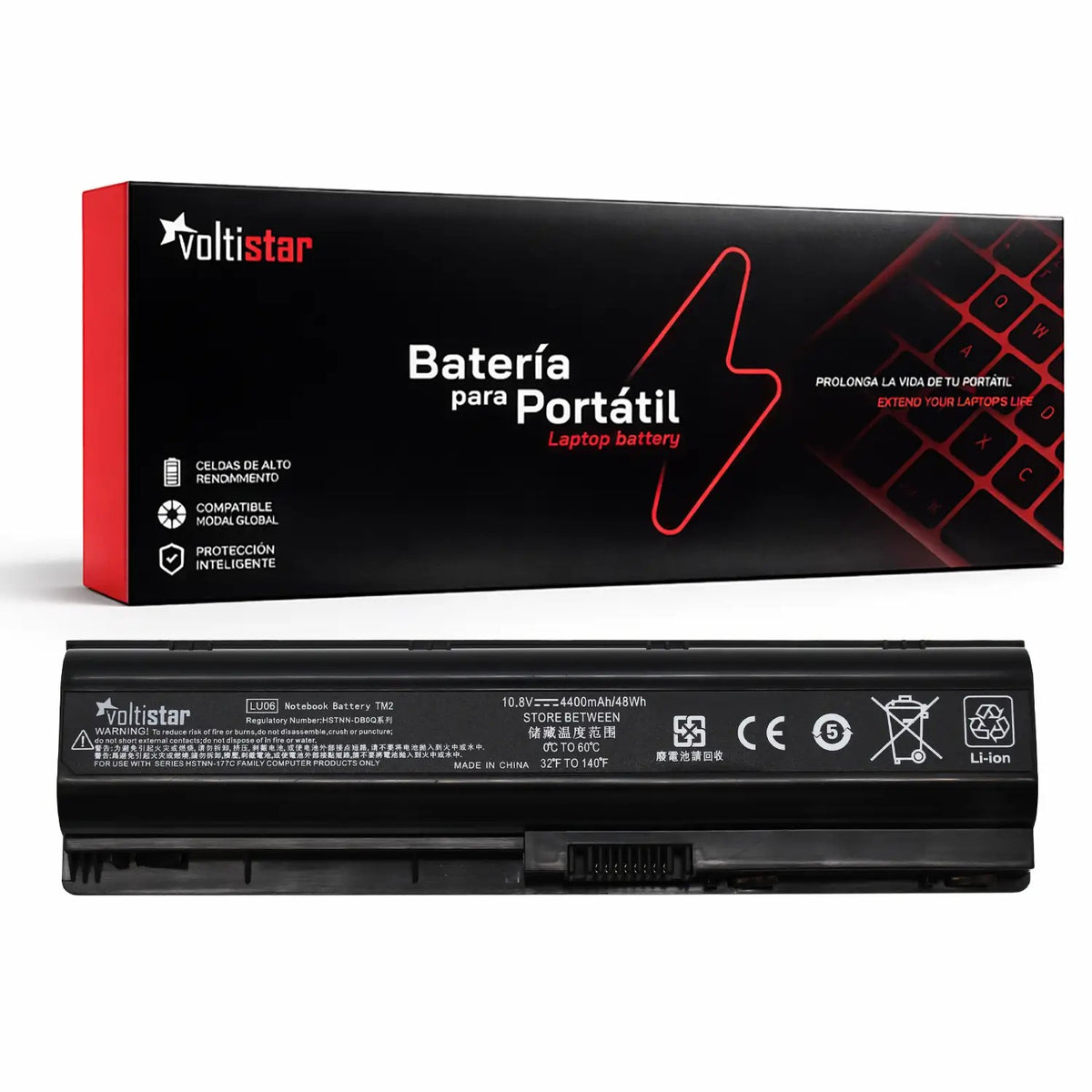 Batería Para Portátil Hp Touchsmart Tm2 Lu06 Hstnn-Db0Q Hstnn-I77C Hstnn-Lb0Q