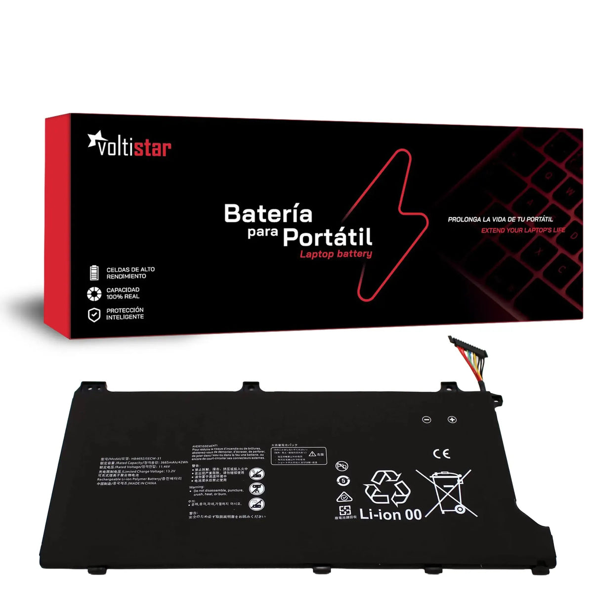 Batería Para Portátil Huawei Matebook D 15-53010Tuy Hb4692J5Ecw-31