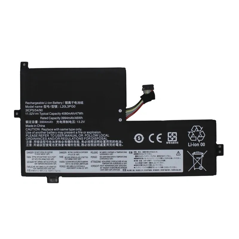Batería Para Portátil Lenovo 300E Chromebook Gen 3 L20L3Pg0 11,52V 47Wh