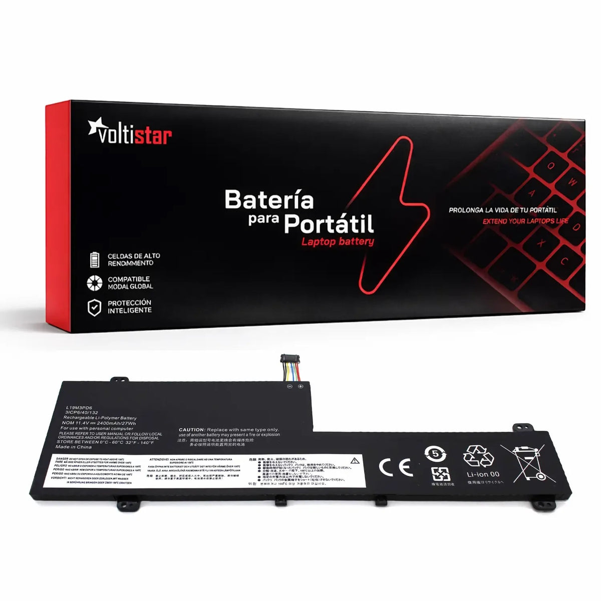 Batería Para Portátil Lenovo Flex 5-15Iil05 5-14Are05 L19M3Pd6
