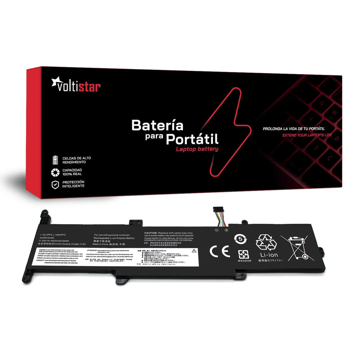 Batería Para Portátil Lenovo Ideapad 3 14Ada05 14Iil05 14Iml05 15Iil05 15Iml05 L19C3Pf7 L19D3Pf5