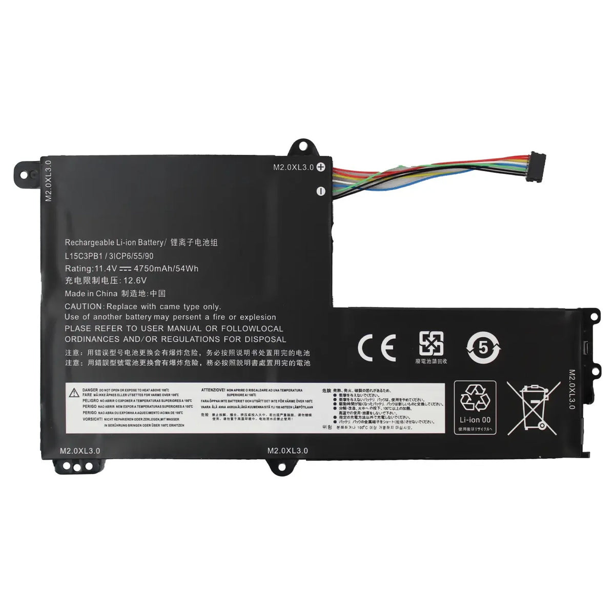 Batería Para Portátil Lenovo Ideapad 320S-14Ikb L15C3Pb1