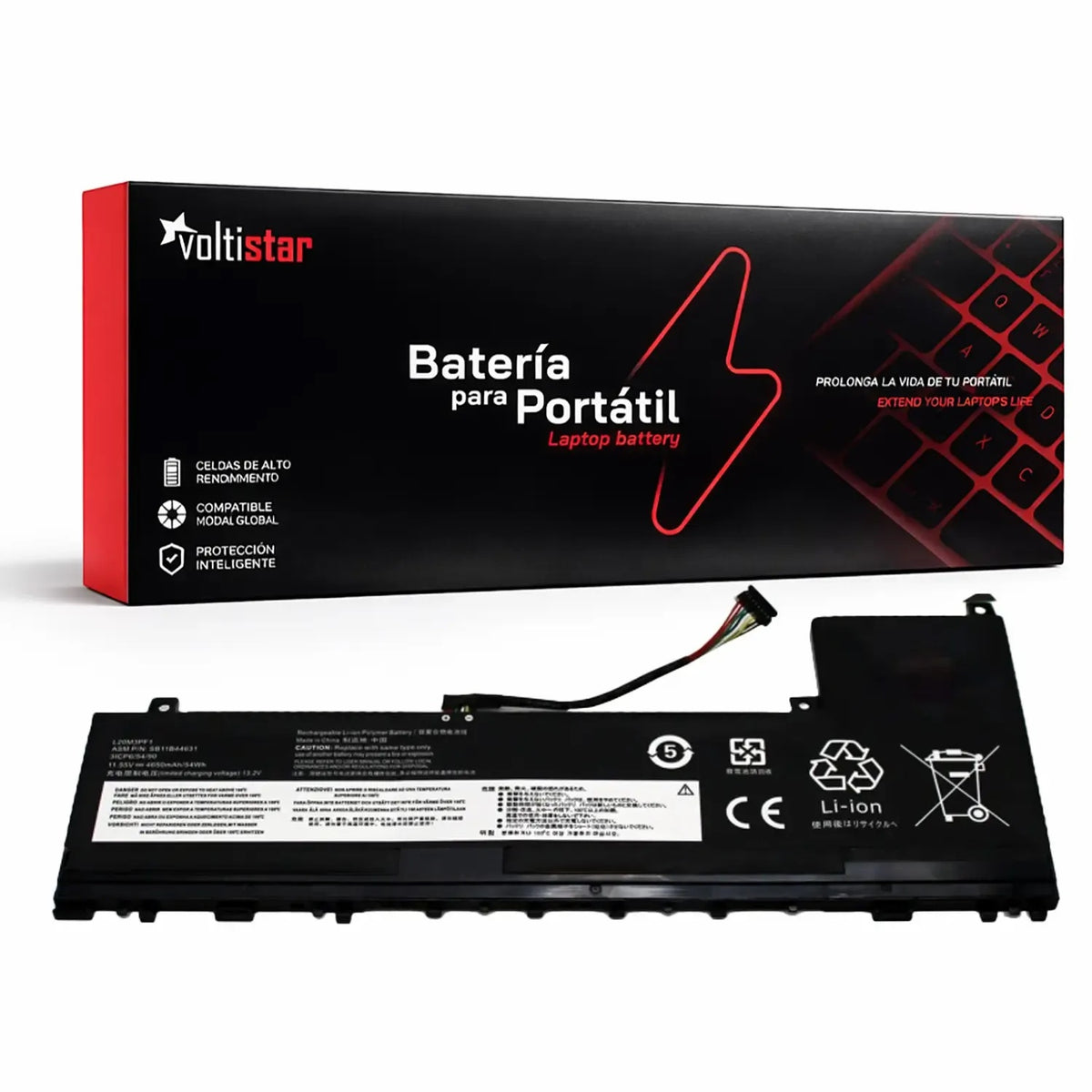 Batería Para Portátil Lenovo Ideapad 5 Pro Series L20M3Pf1