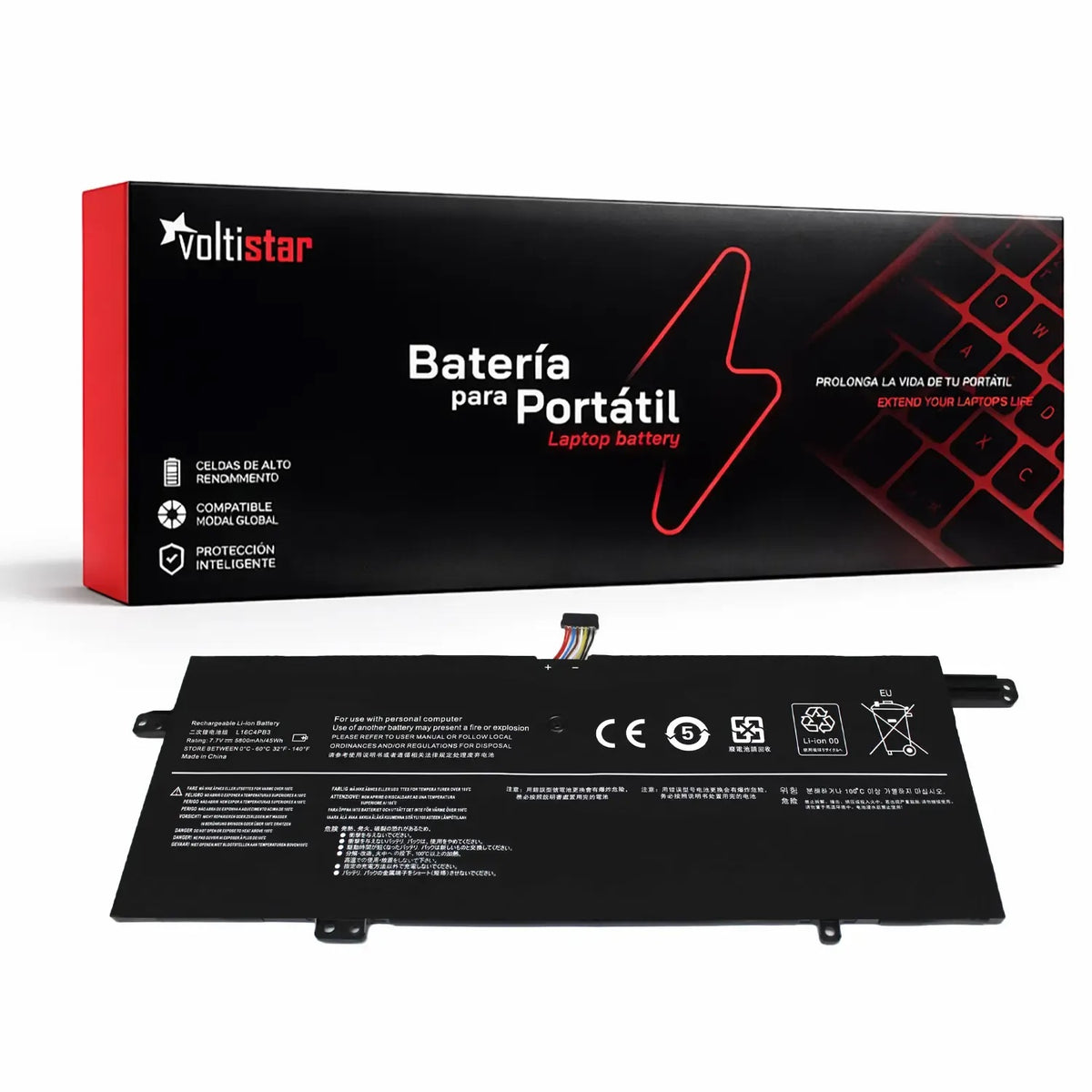Batería Para Portátil Lenovo Ideapad 720S-13 720S-13Ikb 720S-13Arr L16M4Pb3