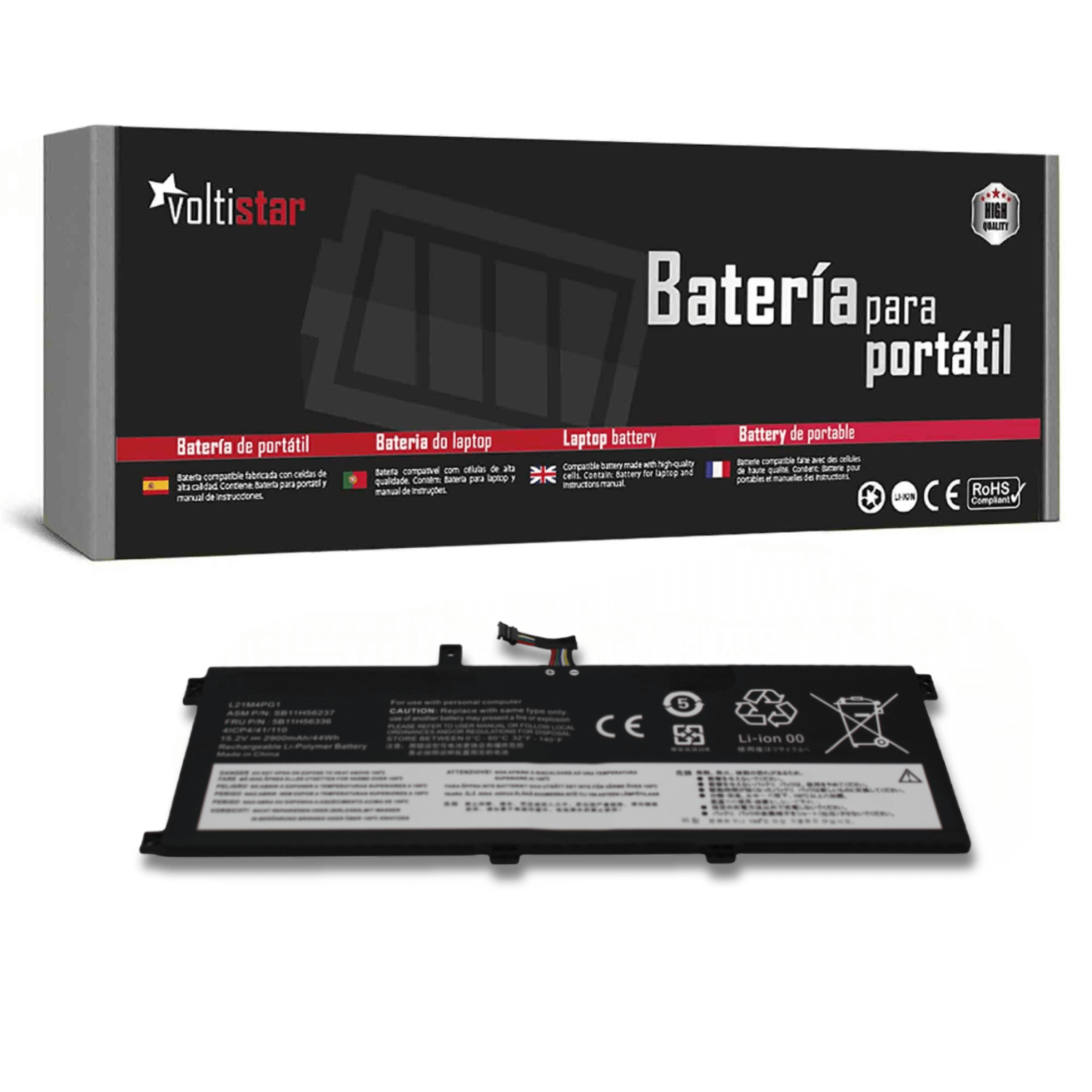 Batería Para Portátil Lenovo L21M4Pg1 L21D4Pg1 Thinkpad L13