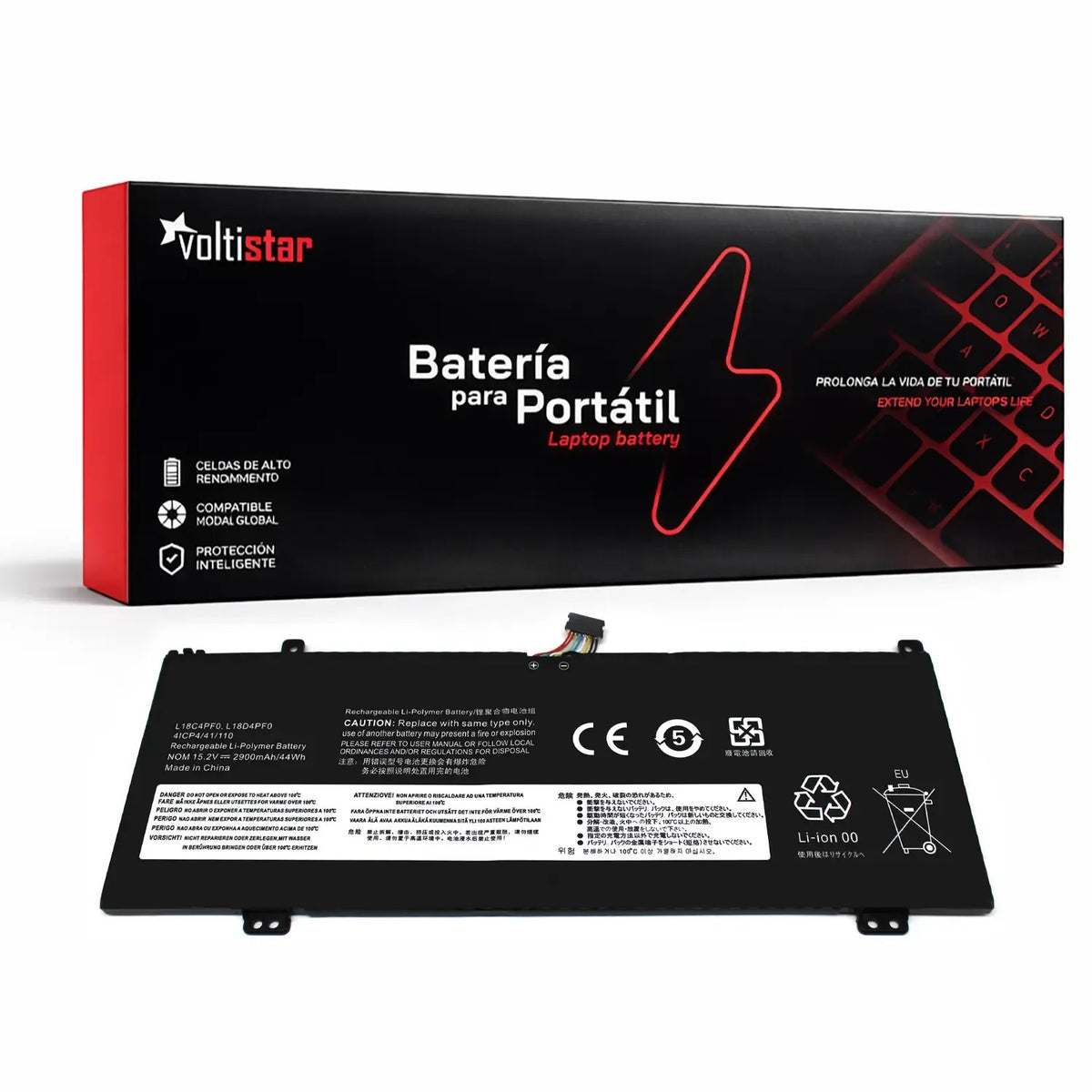 Batería Para Portátil Lenovo Thinkbook 13S 14S L18D4Pf0 L18C4Pf0 L18M4Pf0