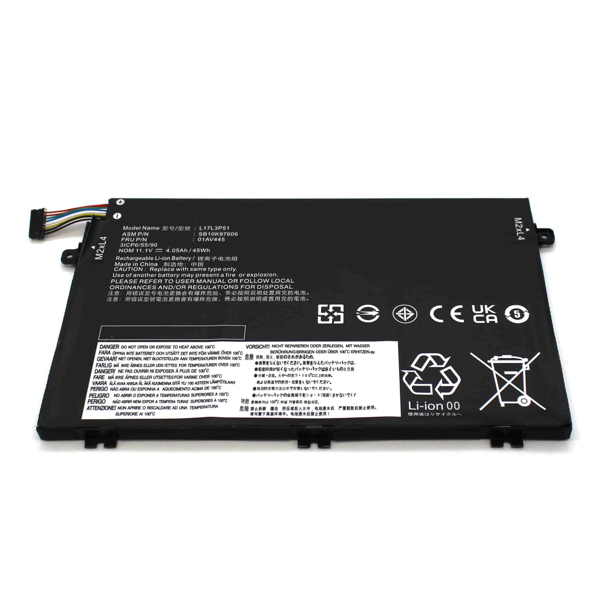 Batería Para Portátil Lenovo Thinkpad E480 E490 E580 E590 L17C3P51 L17L3P51