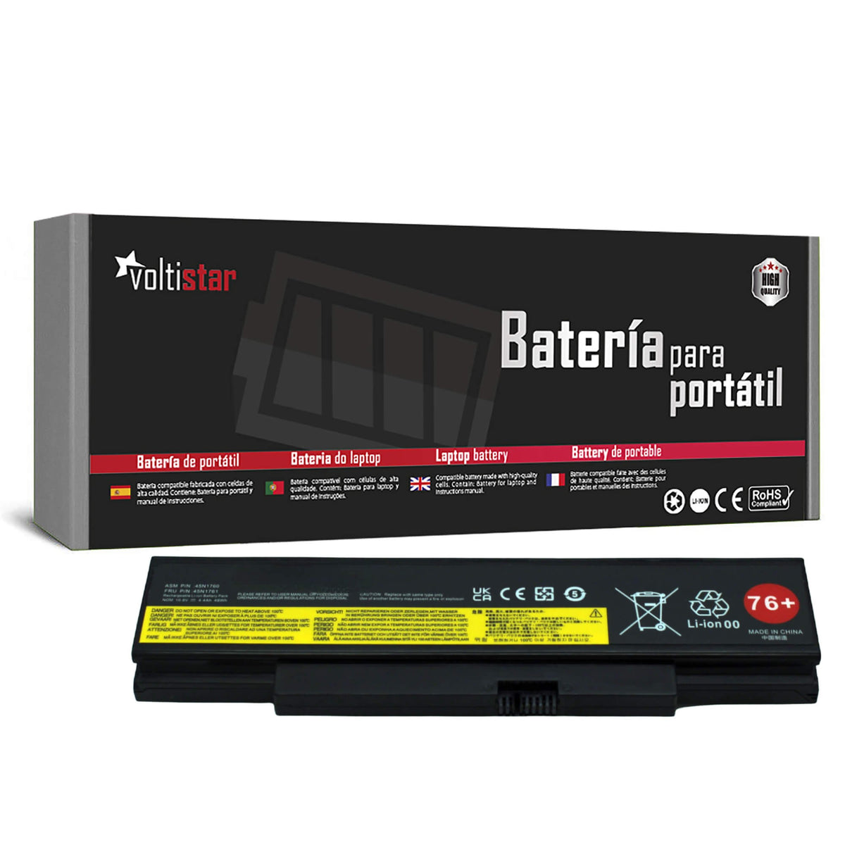 Batería Para Portátil Lenovo Thinkpad Edge E560 45N1758 76+