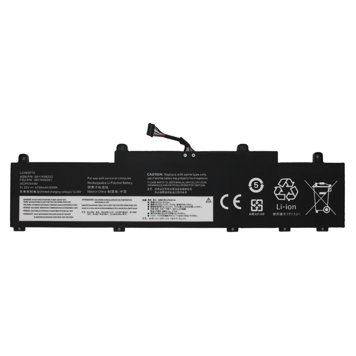 Batería Para Portátil Lenovo Thinkpad L15 L22M3P70