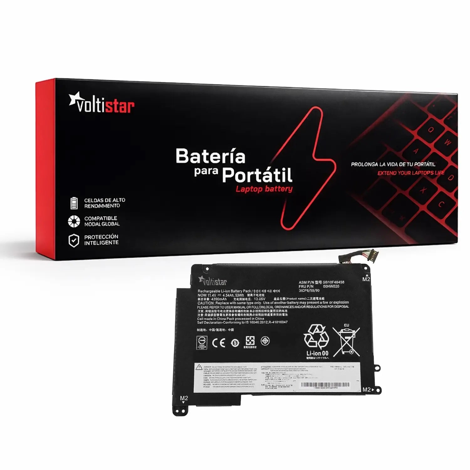 Batería Para Portátil Lenovo Thinkpad P40 Yoga 460 3C 00Hw020 Sb10F46458