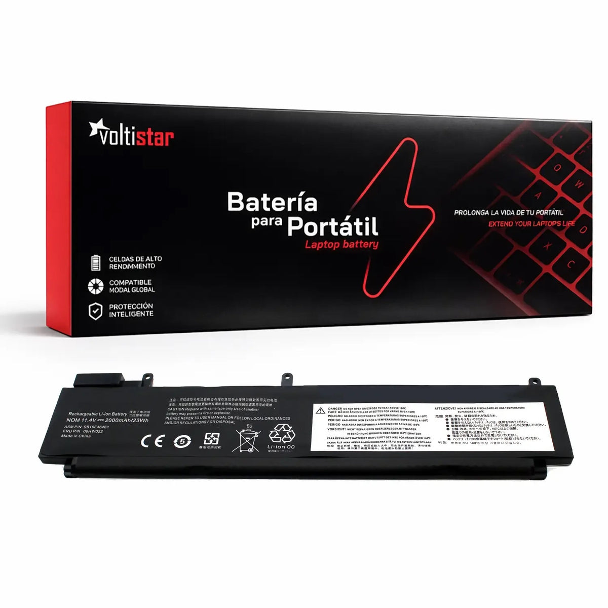 Batería Para Portátil Lenovo Thinkpad T460S T470S 00Hw023