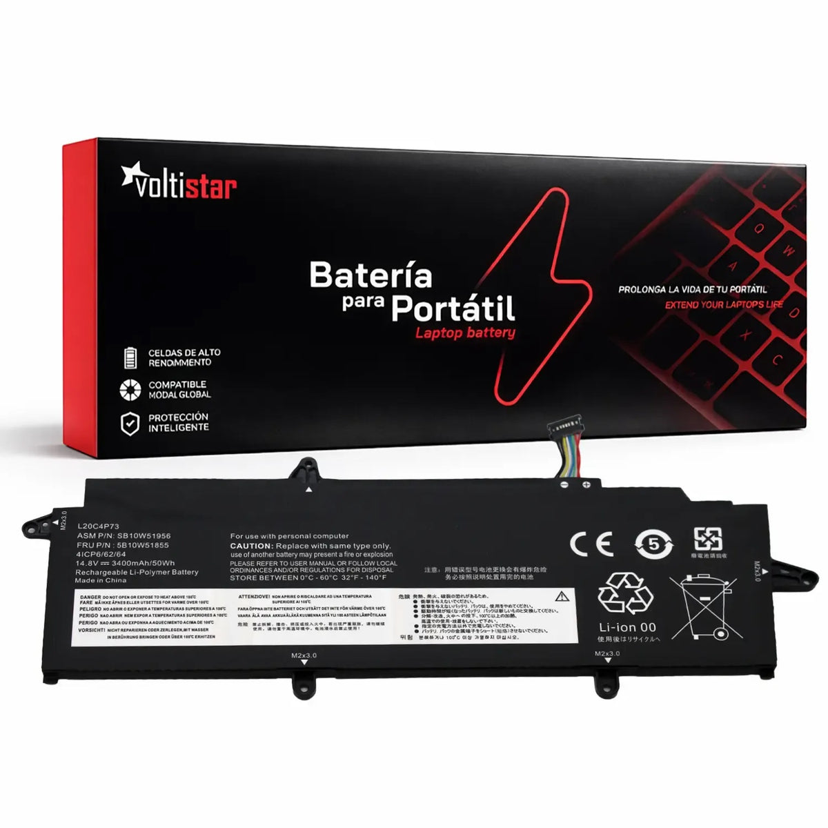 Batería Para Portátil Lenovo Thinkpad X13 G2 X13 G3 Series L20D4P73