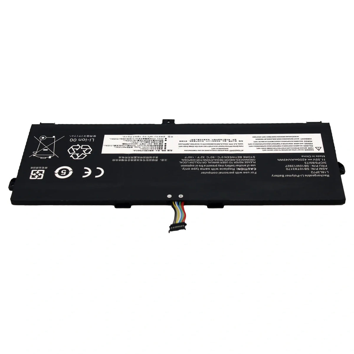 Batería Para Portátil Lenovo Thinkpad X13 Yoga Gen 1 L18L3P72