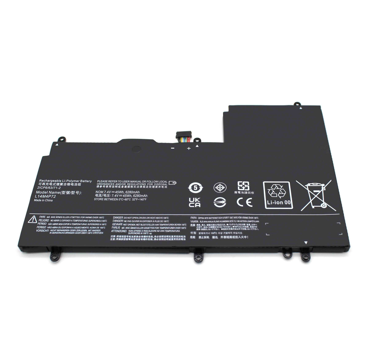 Batería Para Portátil Lenovo Yoga 700-14Isk Series L14M4P72 L14S4P7
