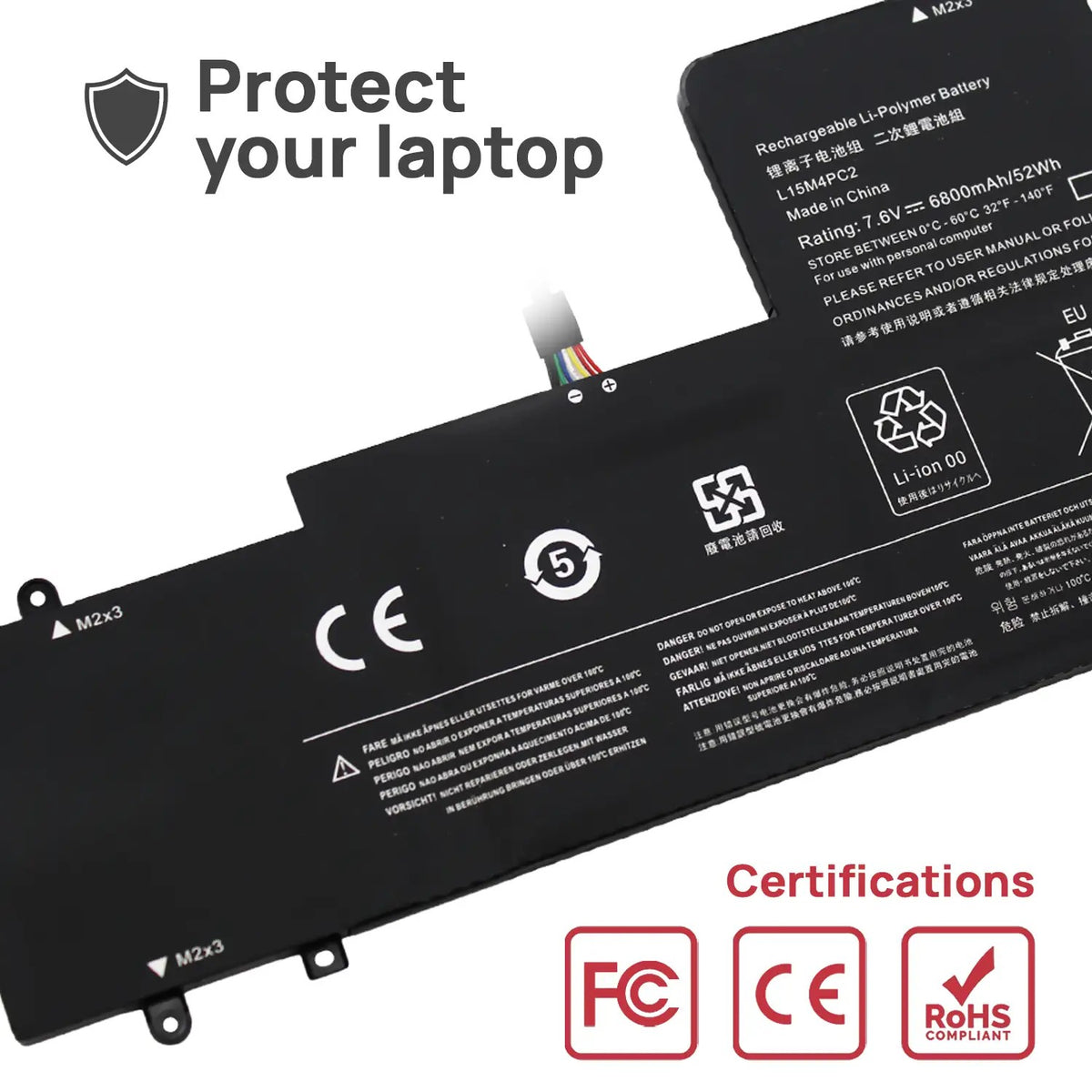 Batería Para Portátil Lenovo Yoga 710-15Ikb 5B10K90778