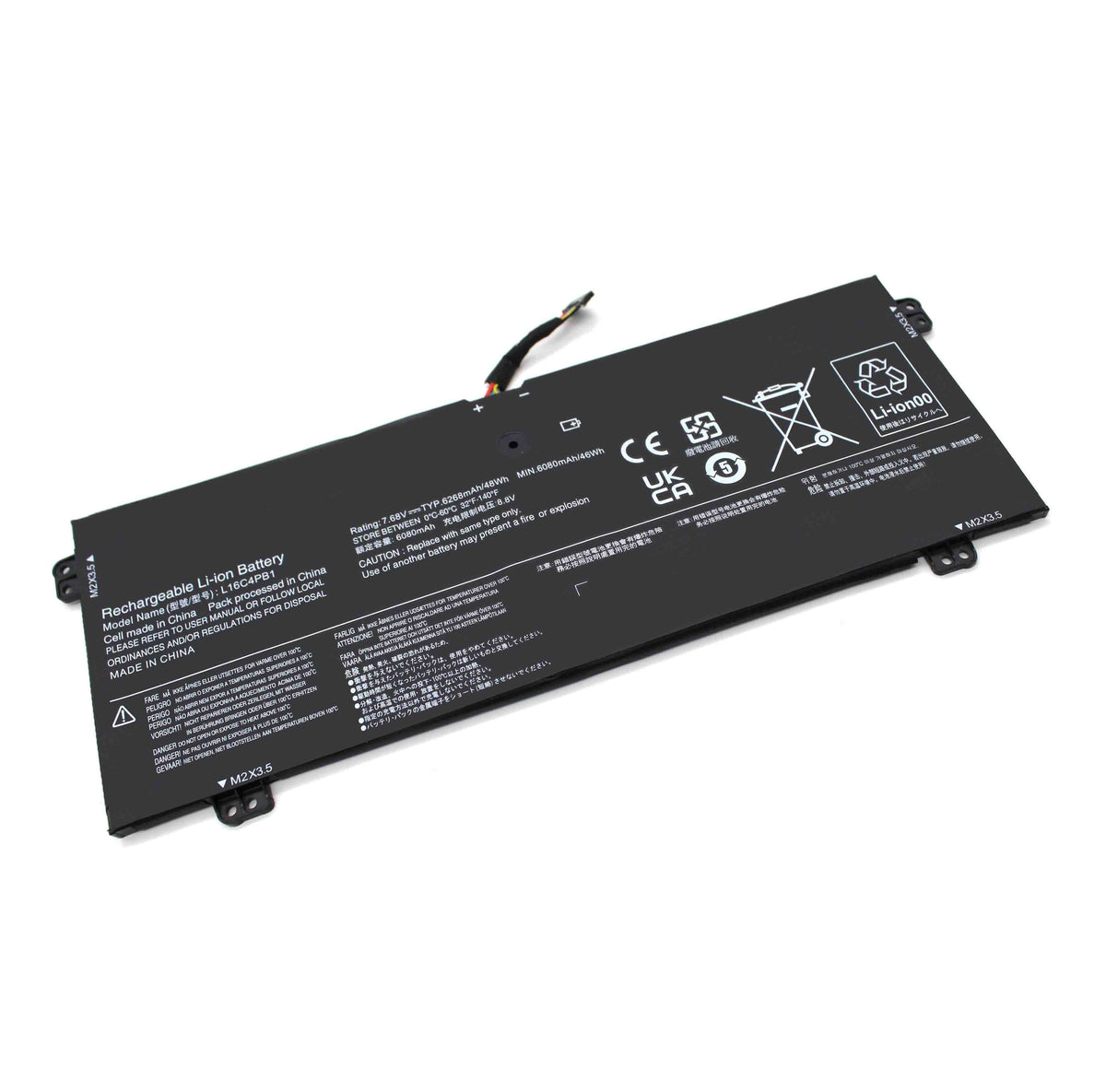 Batería Para Portátil Lenovo Yoga 720-13Ikb 730-13Ikb L16C4Pb1 L16L4Pb1 L16M4Pb1