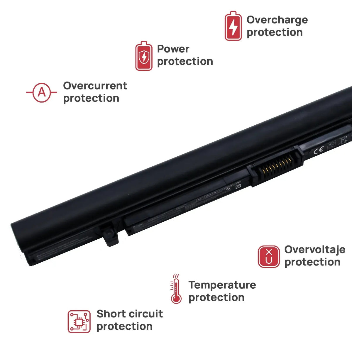 Batería Para Portátil Toshiba Satellite Pro R40-C R50 Series Pabas286