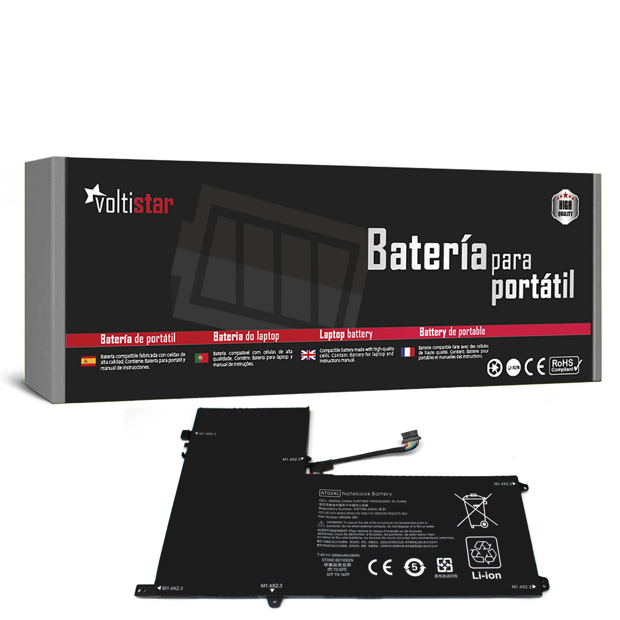 Batería Para Tablet Hp Elitepad 900 G1 At02Xl Hstnn-C75C Hstnn-Ib3U