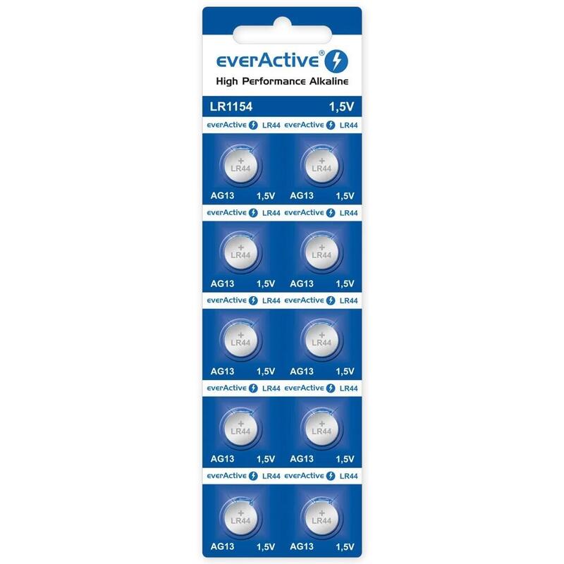 Baterie Alkaliczne Mini Ag13/G13/Lr1154/Lr44 Blister 10 Szt.
