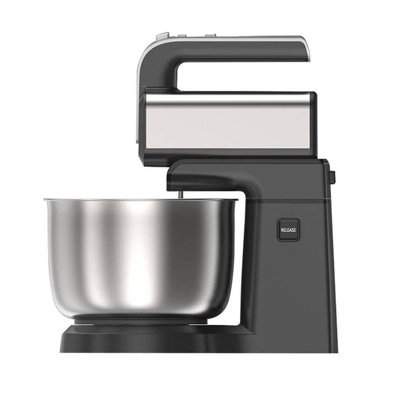 Batidora Maestro Mr-551 Con Bol Giratorio 600 W Negra, Acero